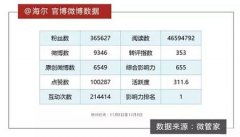 海尔微博另类营销 砍掉100万微博粉丝